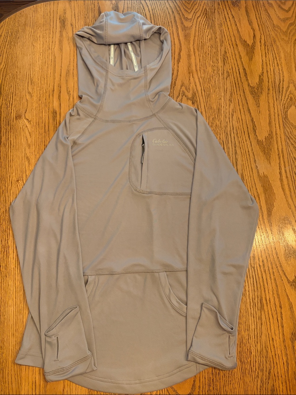 Cabelas Guidwear  women's light grey hooded pullover